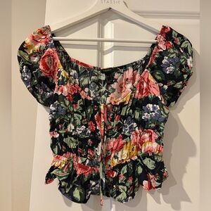 Pretty flower blouse!